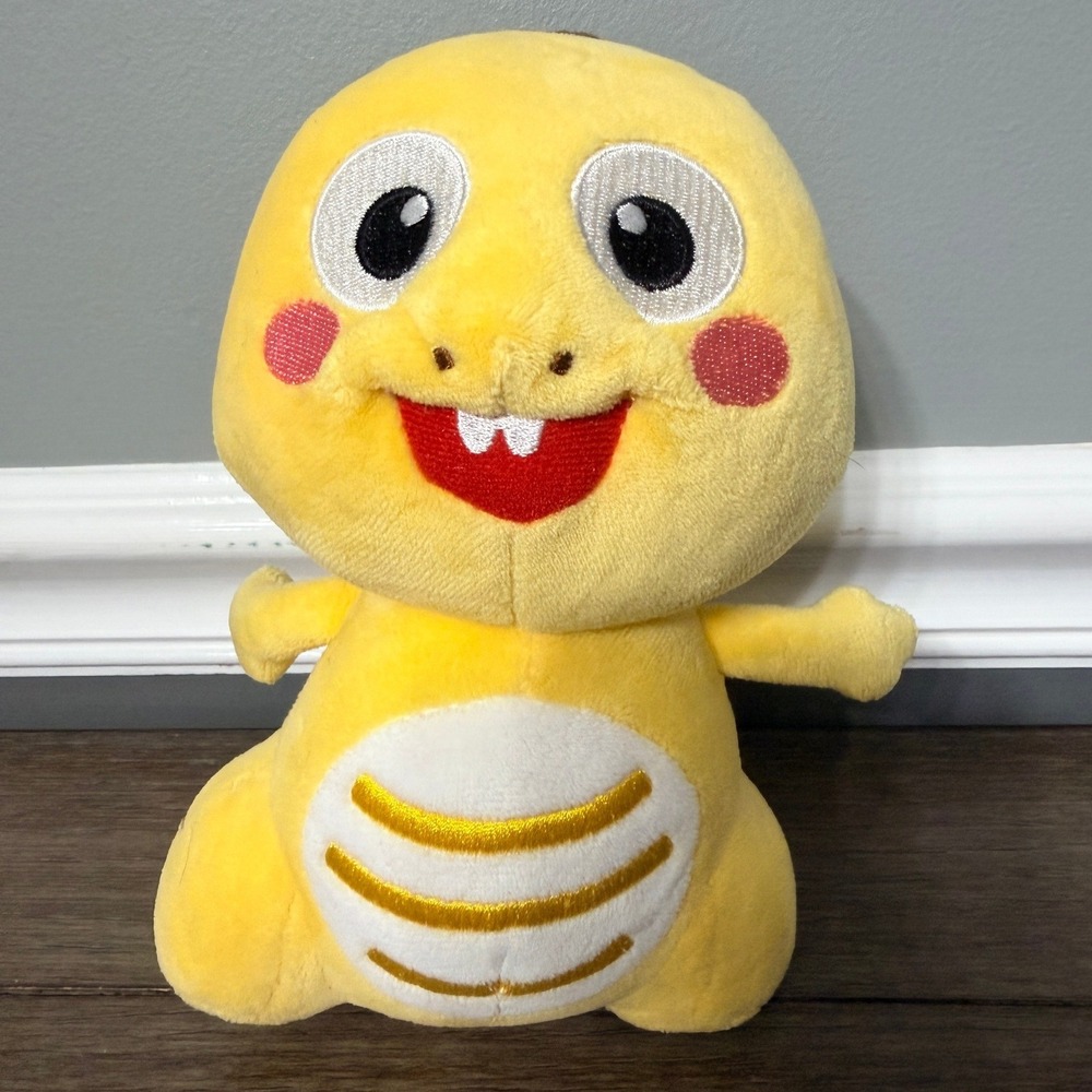 VIPKid Dino Mascot Plush Yellow Dinosaur Stuffed Animal Toy‎